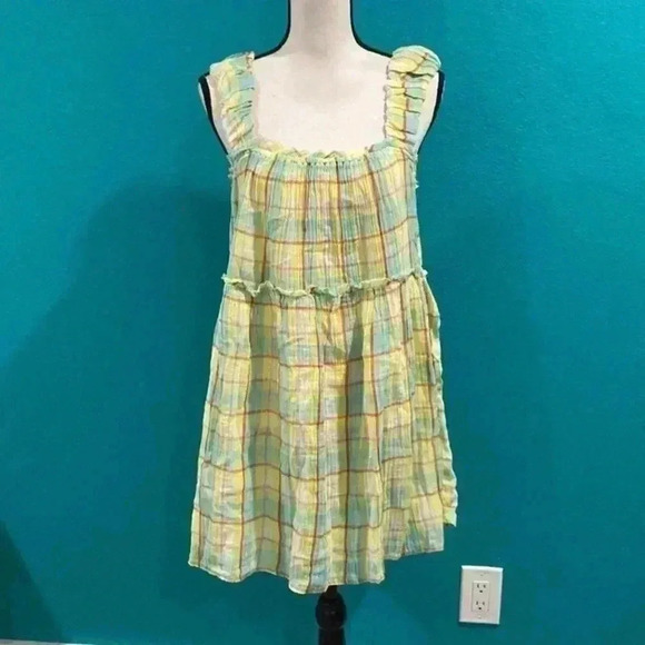 New with tags By Anthropologie Ruffled Babydoll dress - Picture 1 of 8
